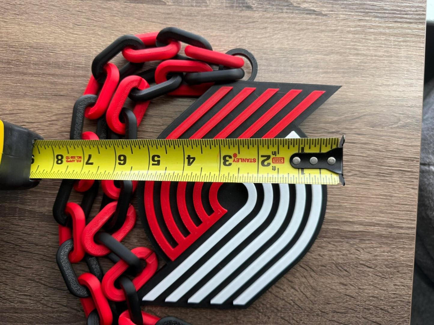 Portland Trail Blazers Oversized Necklace, Pendant