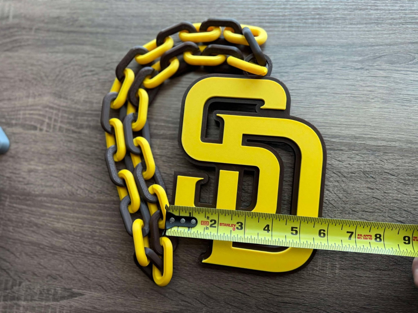 San Diego Padres 3D Printed Sports Chain, Necklace