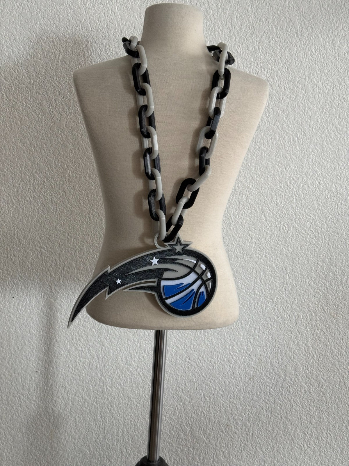 Orlando Magic Oversized Logo Necklace, Pendant Handmade 3D Printed
