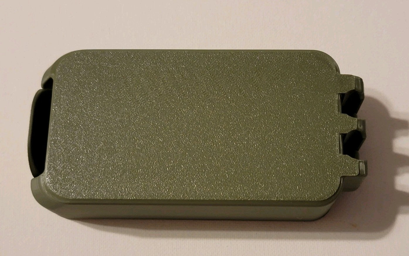 3x 9mm Ammo Box Snap Lock 50 rd Compact 3d Printed Storage Olive Green Gold Pla