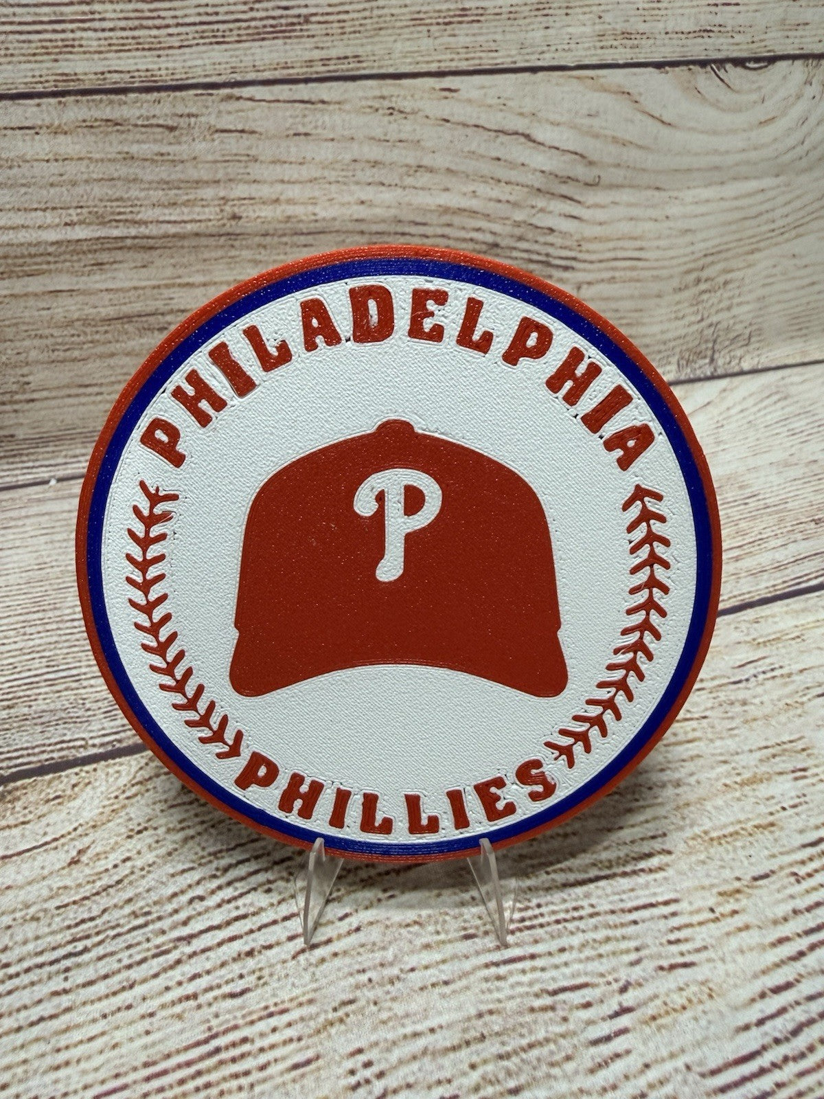 Philadelphia Phillies Custom Drink Coasters Set Of 4 With Holder
