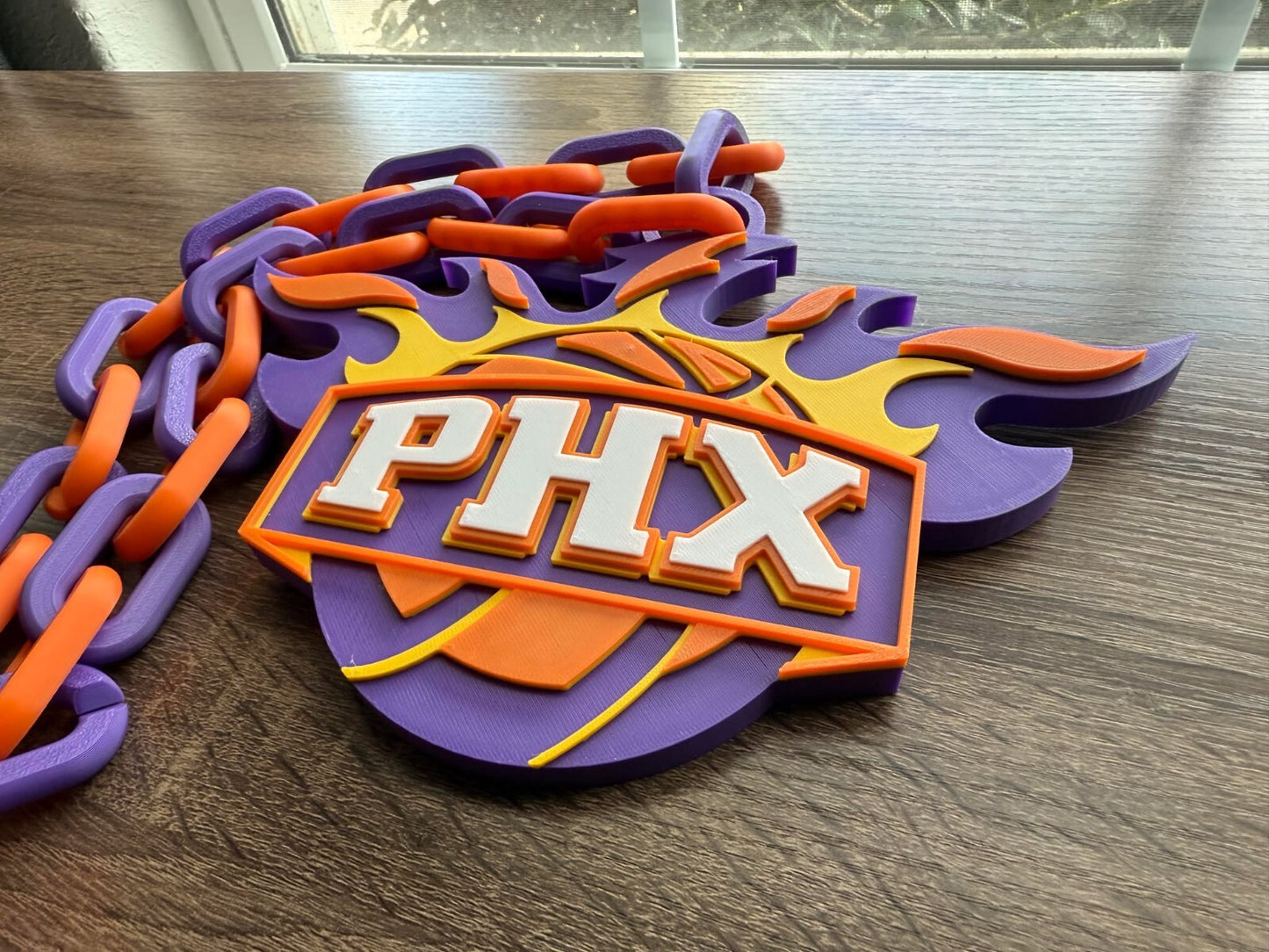 Phoenix Suns Oversized Necklace, Hype Chain [Made to Order]