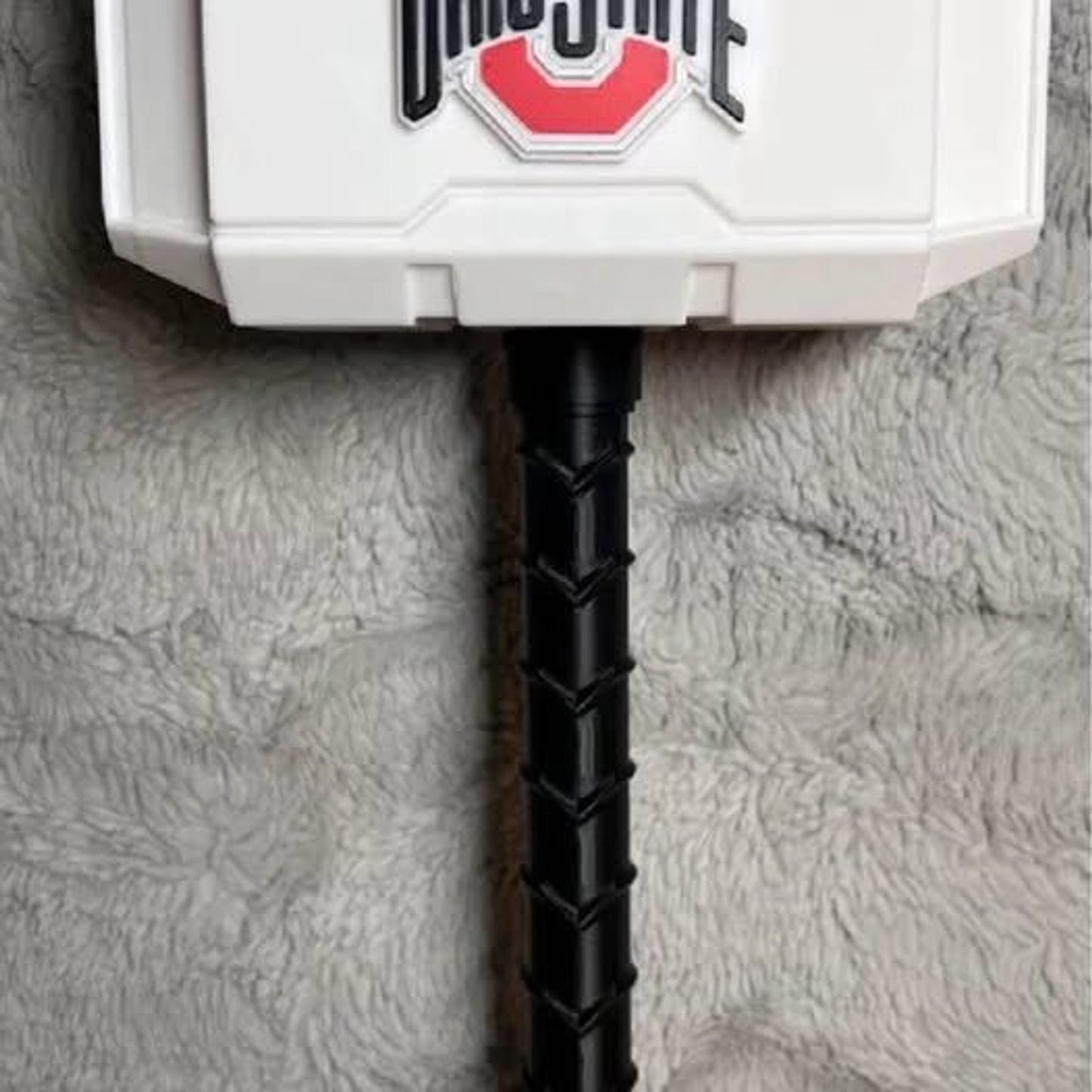 Ohio state themed Mjolnir Thor's Hammer - 3D Printed Fan Art