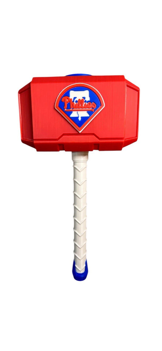 Philadelphia Phillies MLB Mjolnir Thor's Hammer. Life Size  3D Printed Fan Art