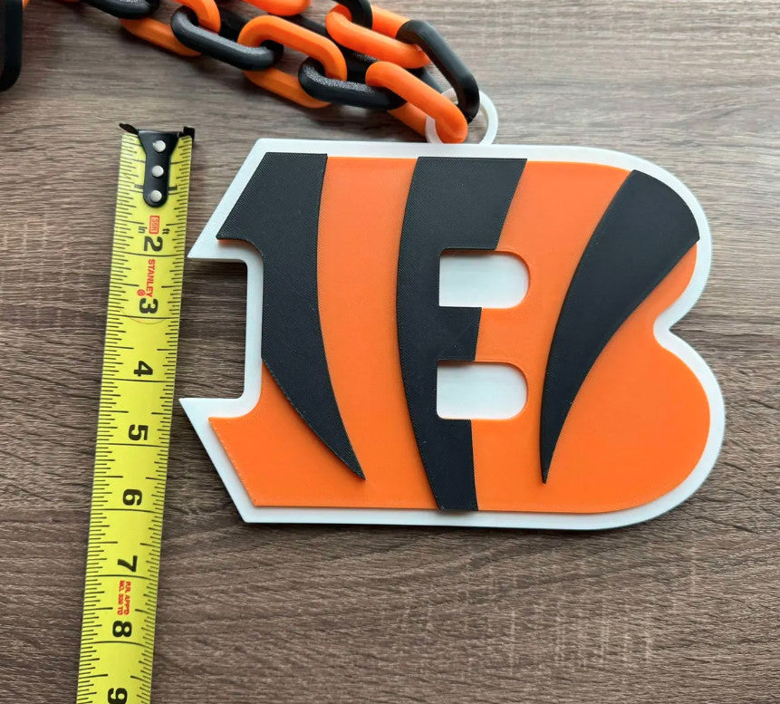 Cincinnati Bengals 3D Printed Sports Chain, Necklace [Made To Order]