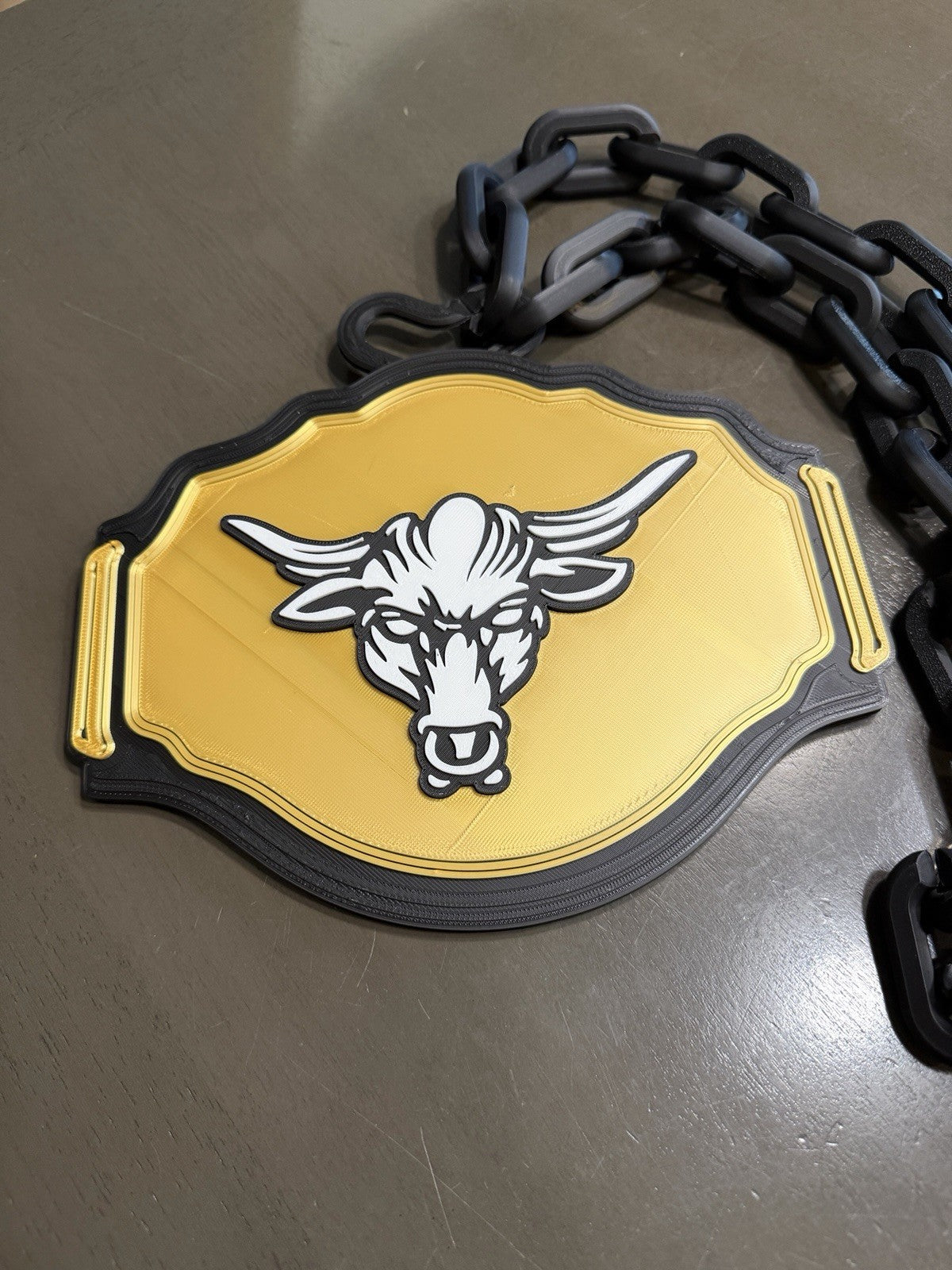The Rock WWE championship belt hype fan chain OR desk display!  Pick one!