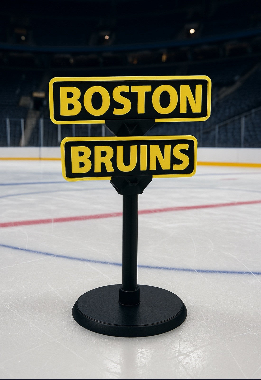 Boston Bruins Mini Signpost