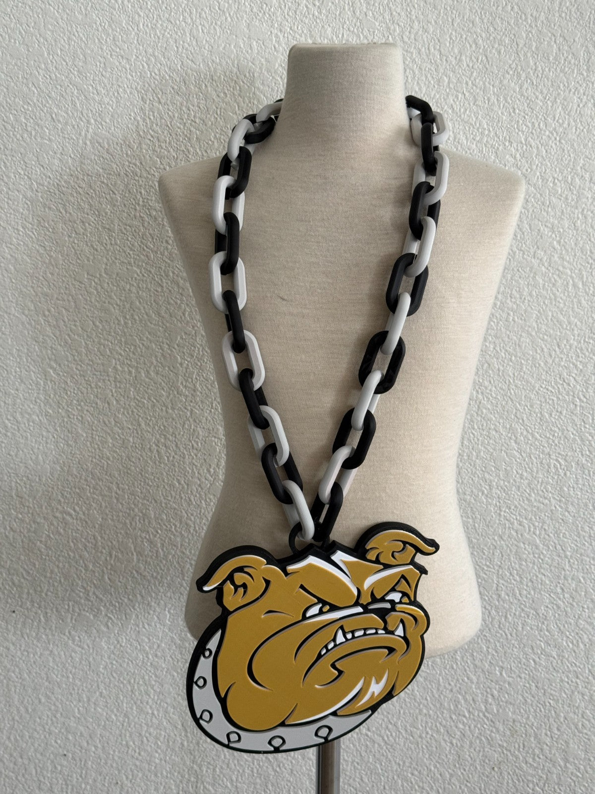 Bryant Bulldogs Oversized Necklace, Turnover Hype Chain HandMade 3D Printed