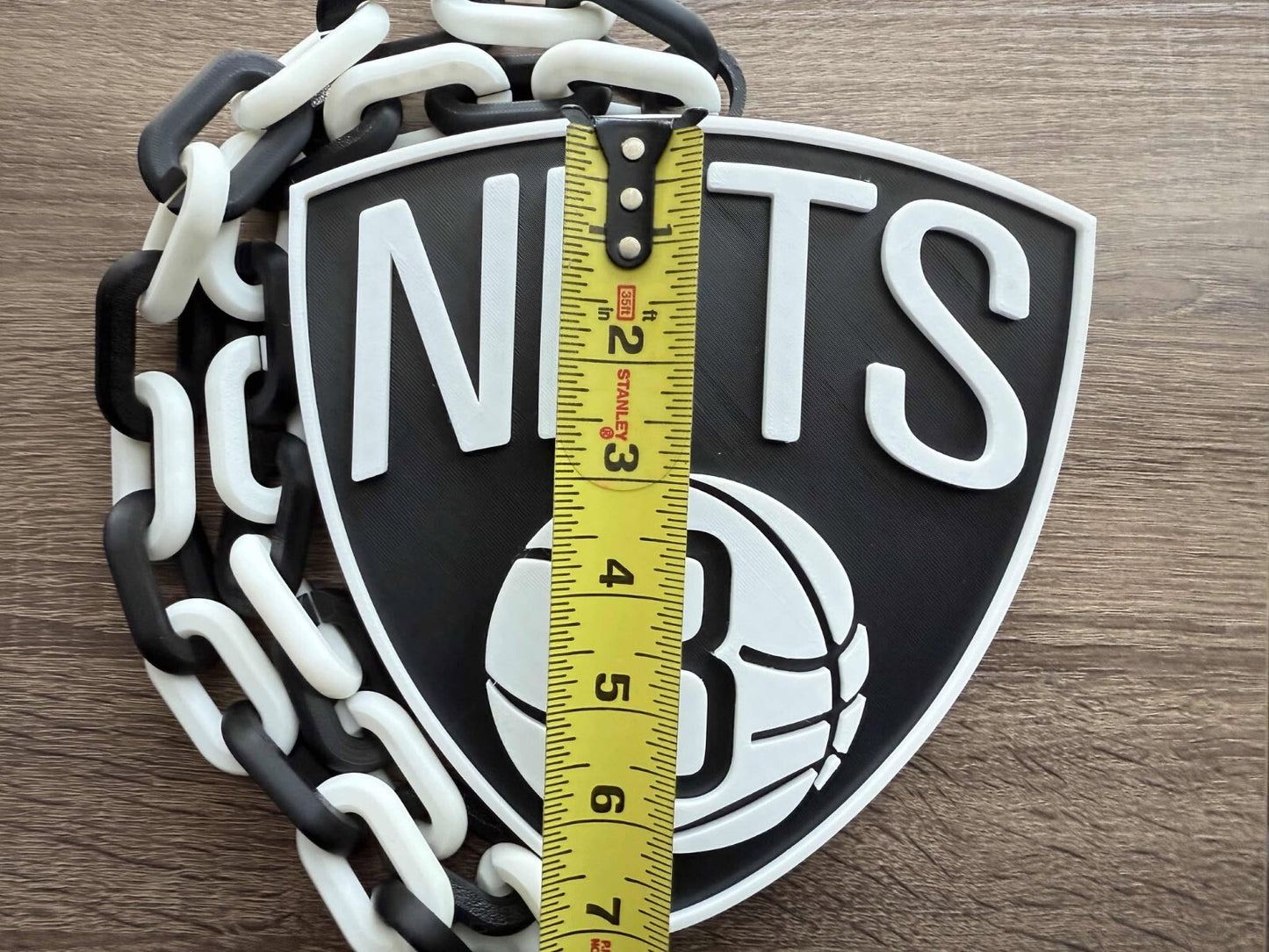 Brooklyn Nets Oversized Necklace, Pendant