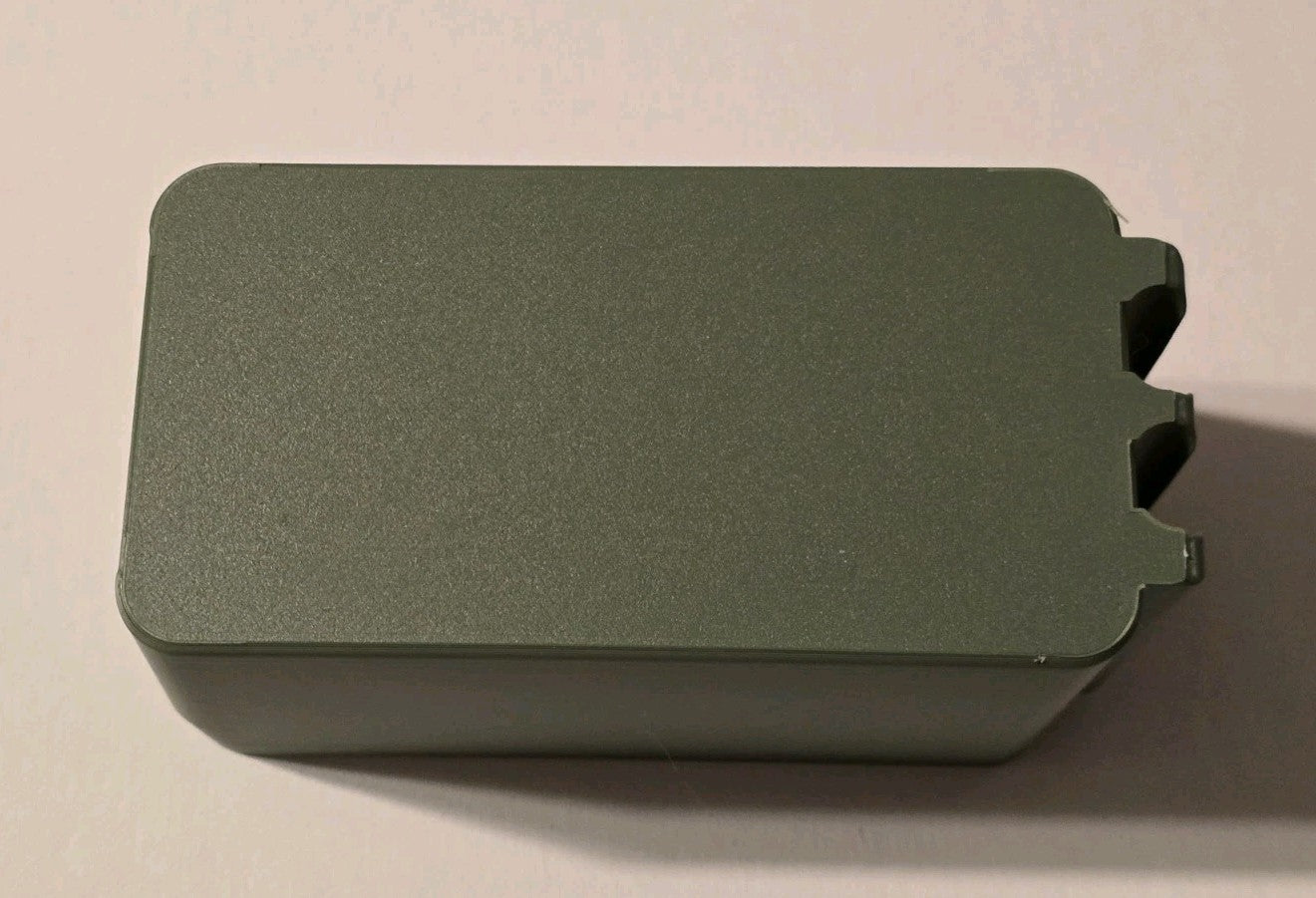 7mm PRC Ammo Box Snap Lock 36 rd 3D Printed Storage Olive Green Gold Pla