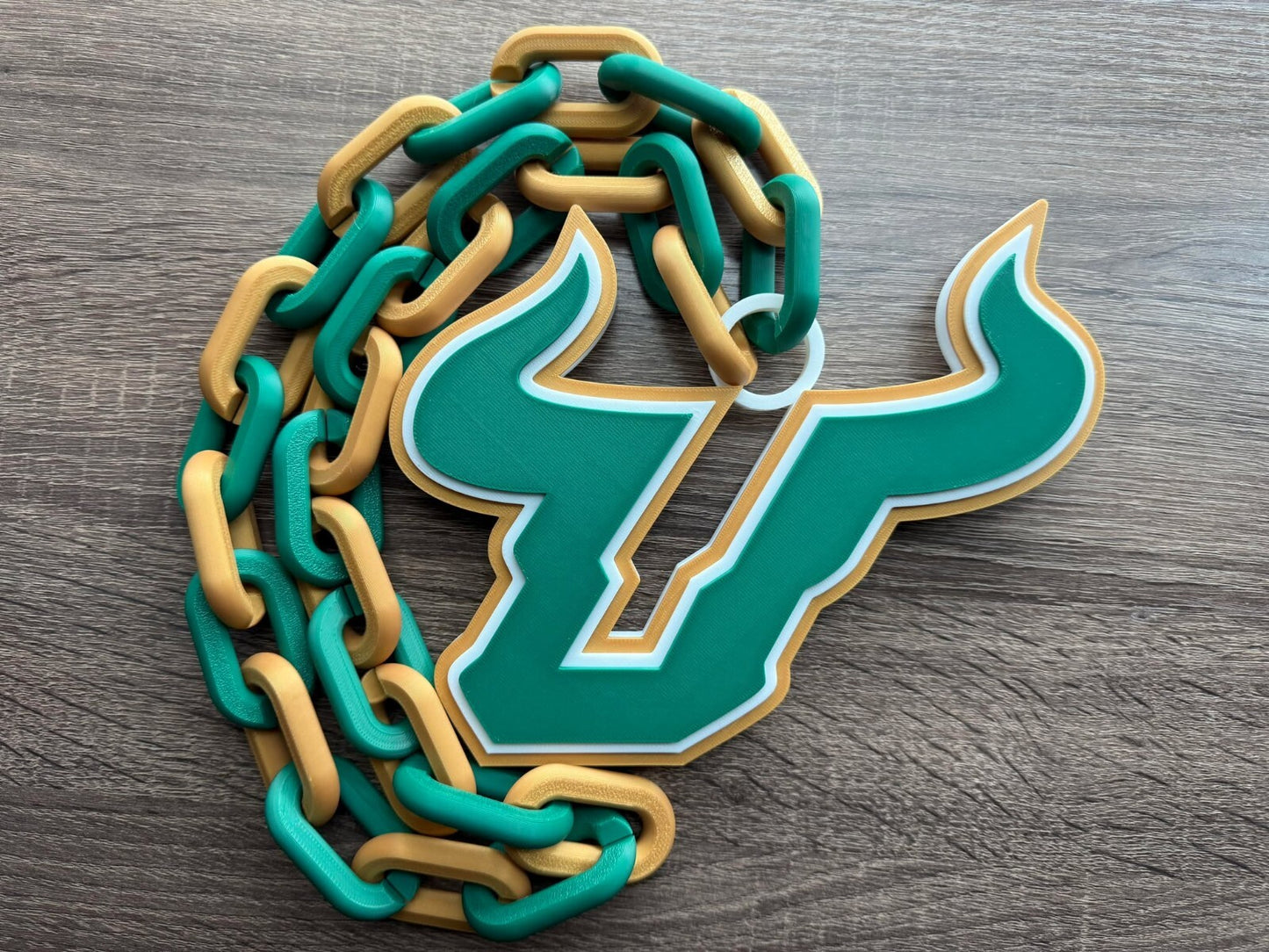 South Florida Bulls Oversized Necklace, Hype Chain [Made To Order]