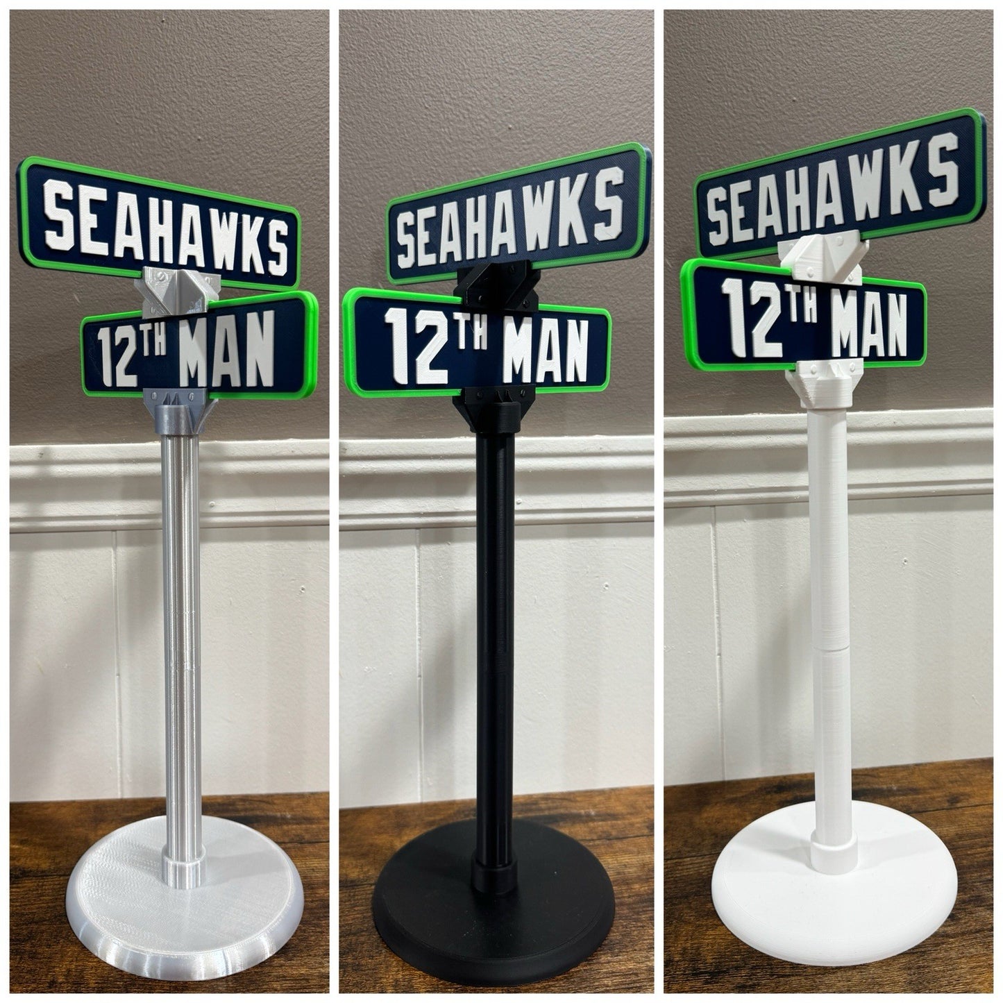 NFL Teams Football Street Signs 15” Man Cave Office Desk Garage decor Gifts