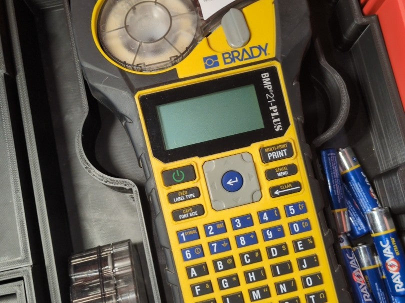 Fits Brady BMP21-Plus Label Maker PACKOUT Drawer Insert (Insert Only)