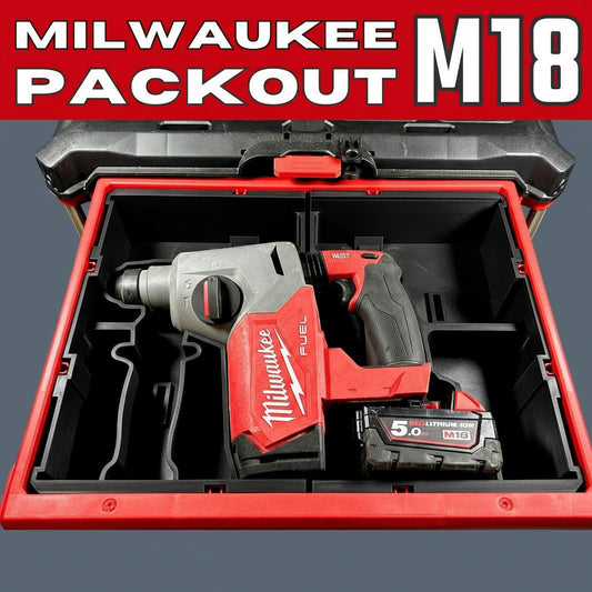 Milwaukee PACKOUT Insert – M18 SDS Rotary Hammer Holder (Insert Only)