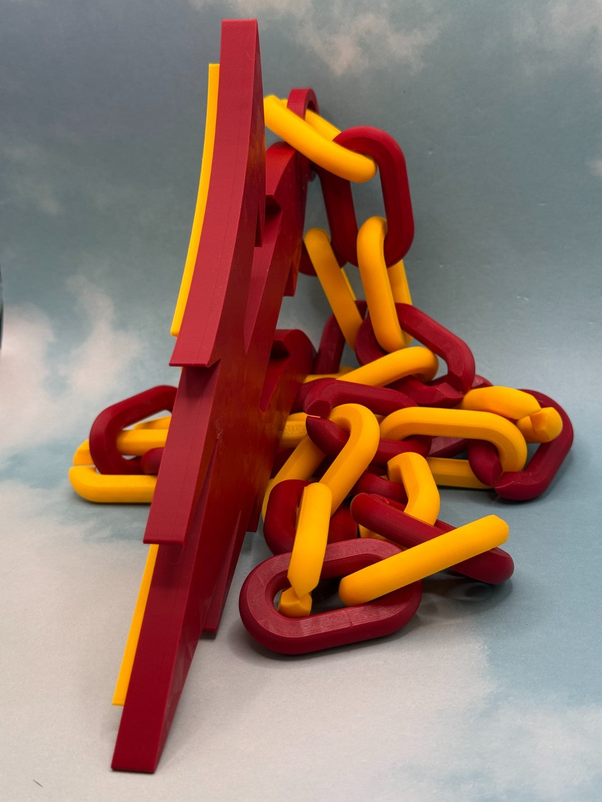Arizona State Sun Devils Oversized Necklace, Chain "Fear The Fork"