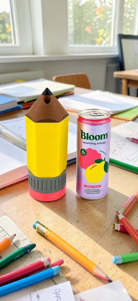 Pencil SLIM Can Cooler Koozie - Teachers Gift