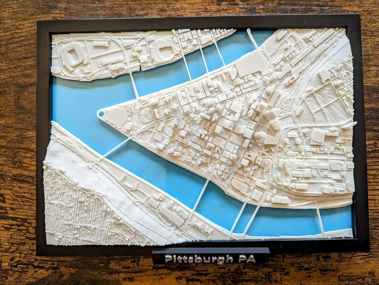 Pittsburgh Pennsylvania USA 3D City Map