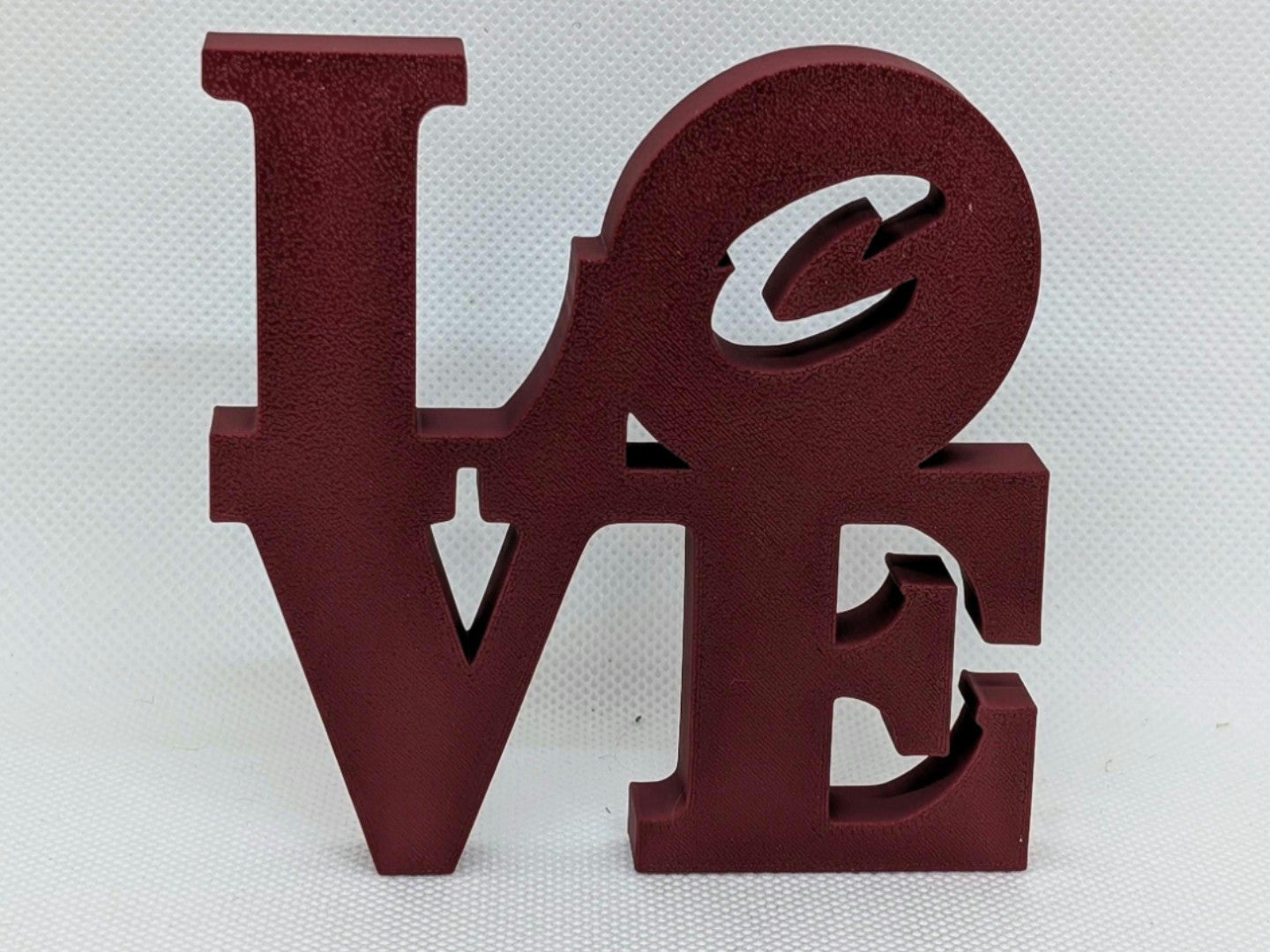 Cleveland Cavaliers Love Park Sign LOVE 3D Printed Wall Sign