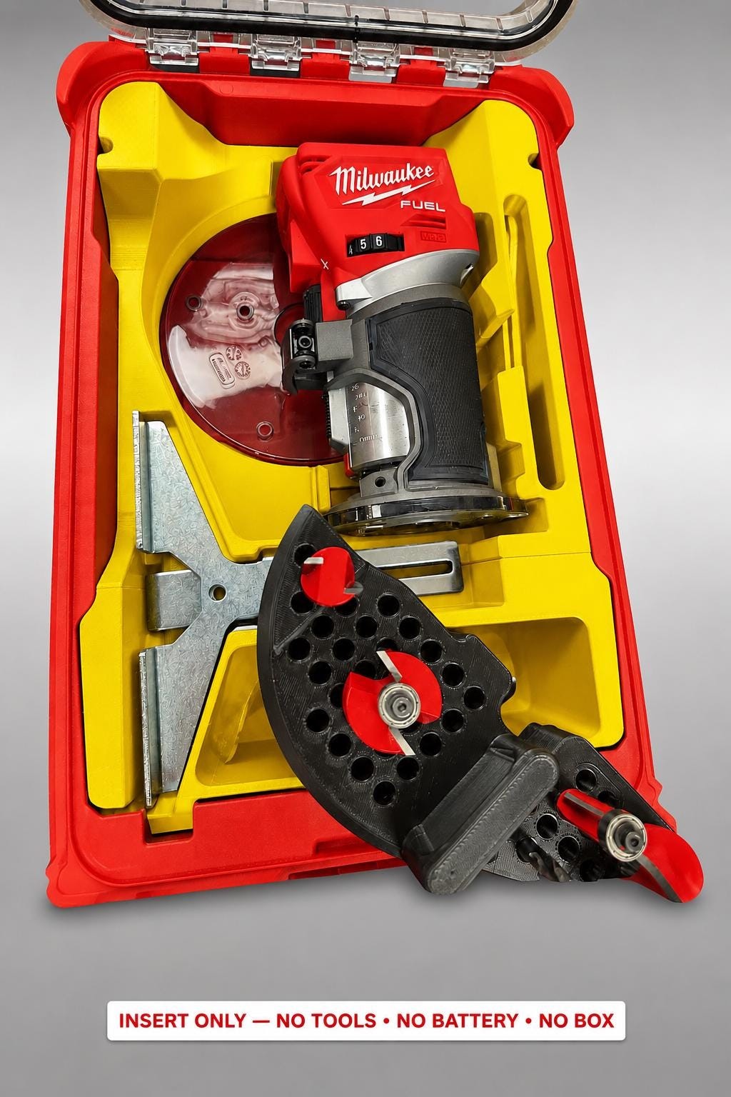 Milwaukee Packout Insert for M18 Fuel Compact Router | 3D Printed