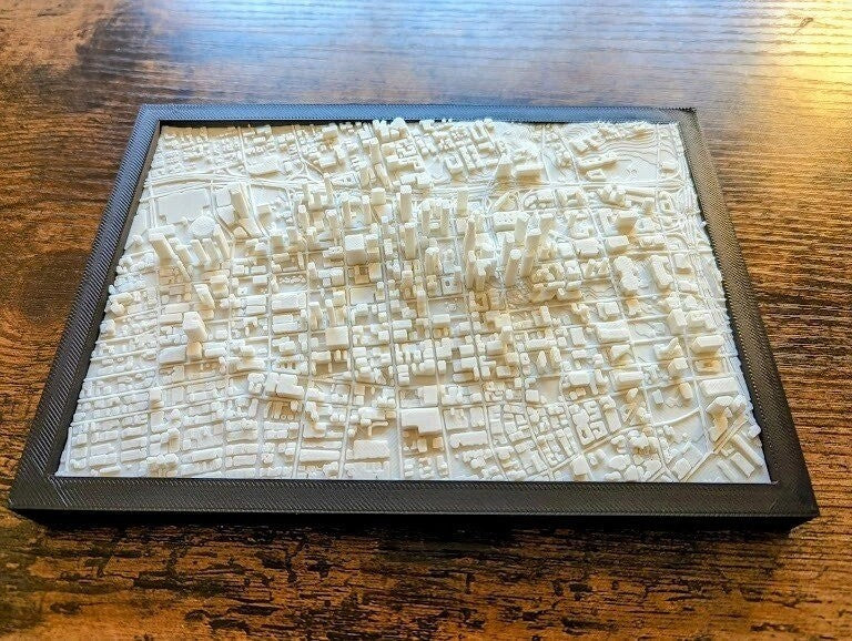 Los Angeles California USA 3D City Map