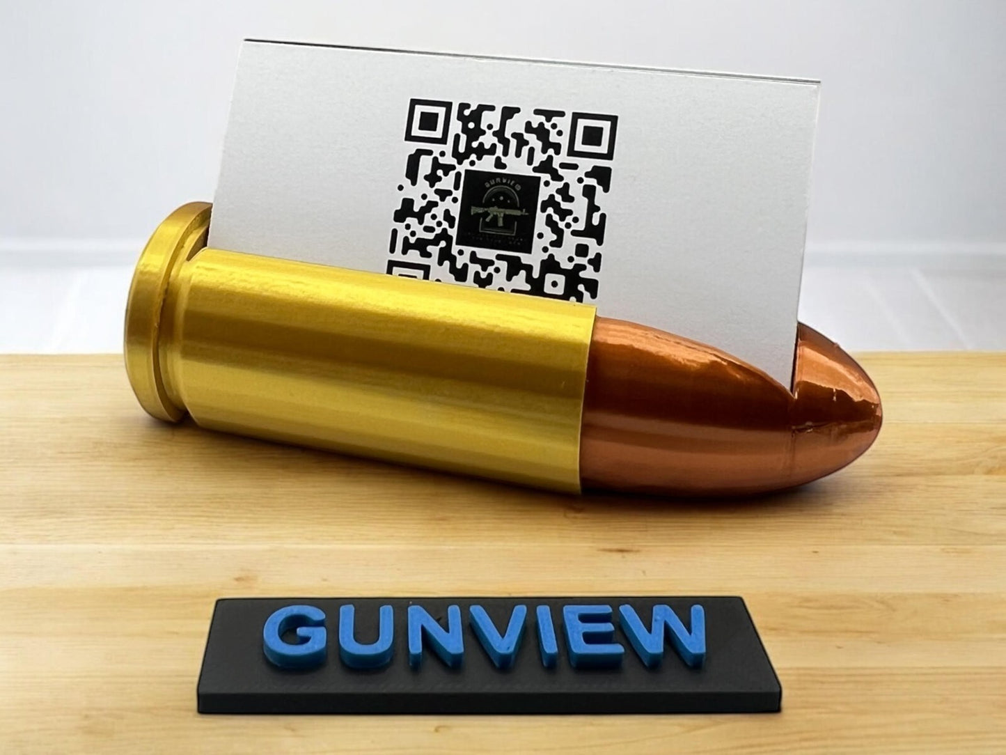 9mm Bullet Business Card Holder