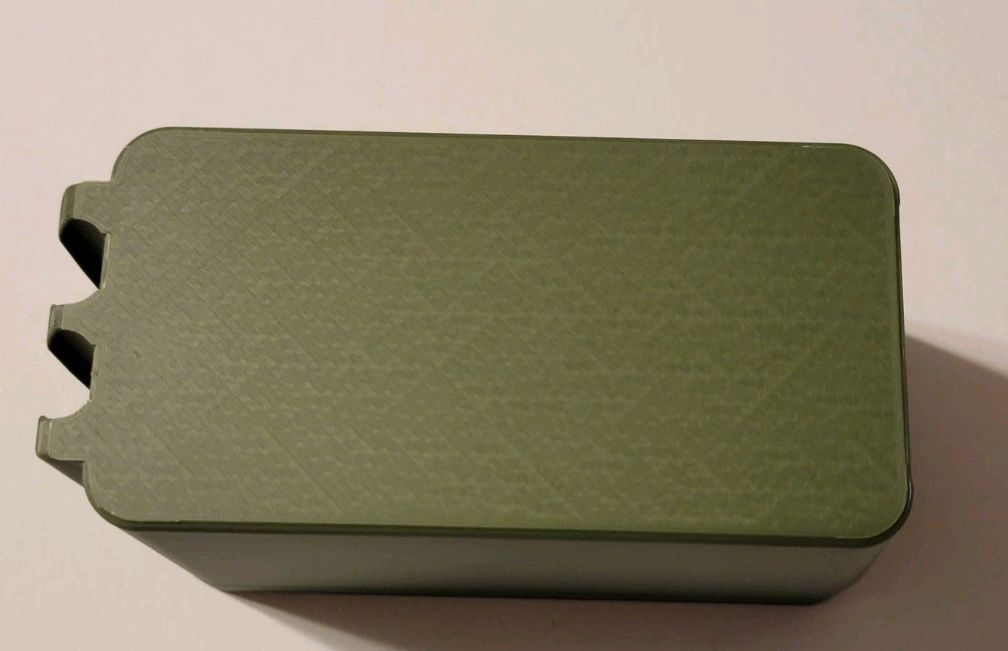 270 Ammo Box Snap Lock 50 rd 3D Printed Storage Olive Green Gold Pla