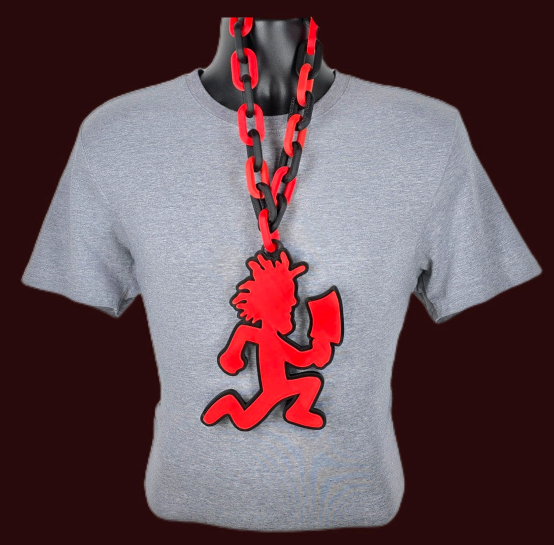 ICP Insane Clown Posse Juggalo Fan Chain Necklace Hatchetman Logo Gift Faygo