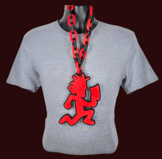 ICP Insane Clown Posse Juggalo Fan Chain Necklace Hatchetman Logo Gift Faygo