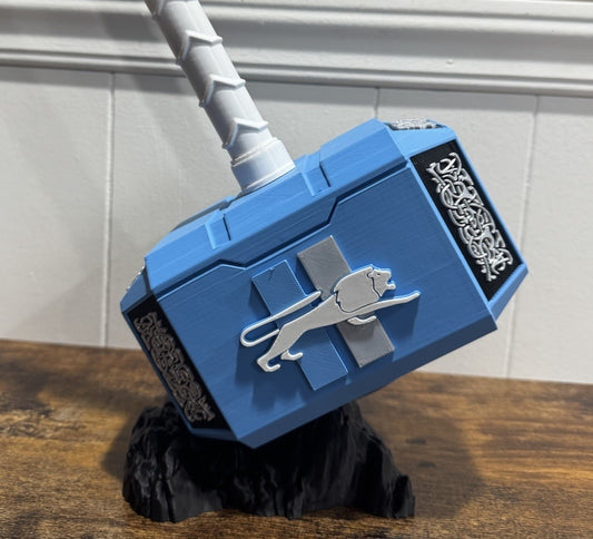 13” Detroit Lions Thor Hammer Decoration NFL football Gifts Man Cave Desk Office