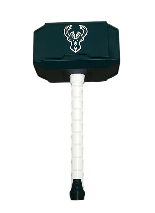 Milwaukee Bucks NBA Mjolnir Thor's Hammer. Life Size  3D Printed Fan Art. Thor