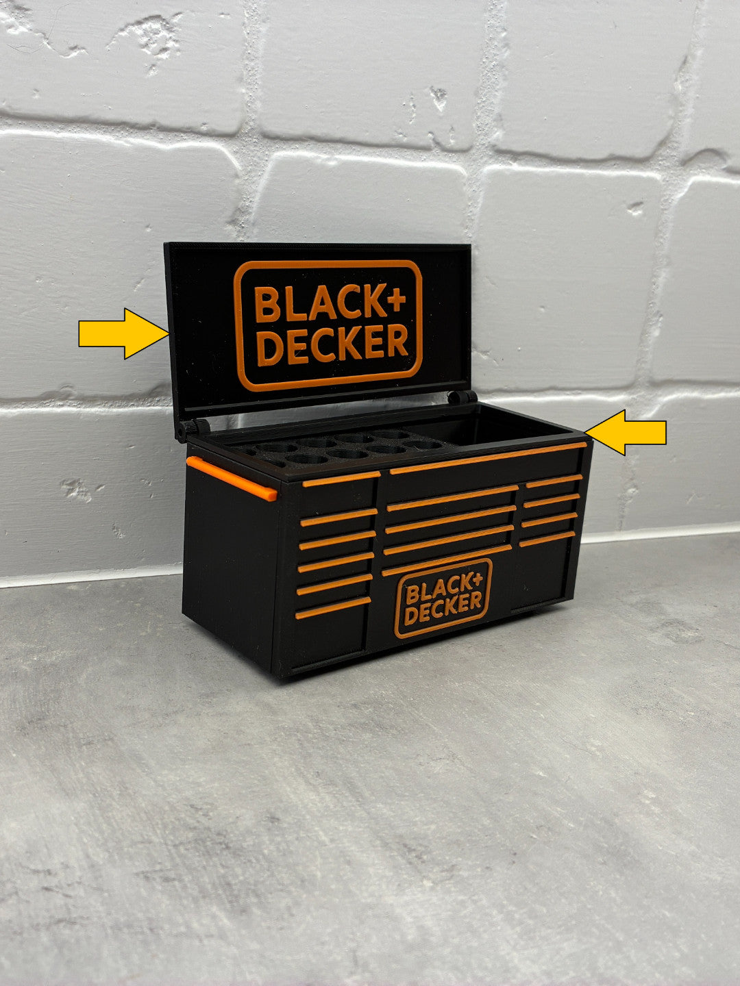 BLACK DECKER Workbench Toolbox Pen Holder
