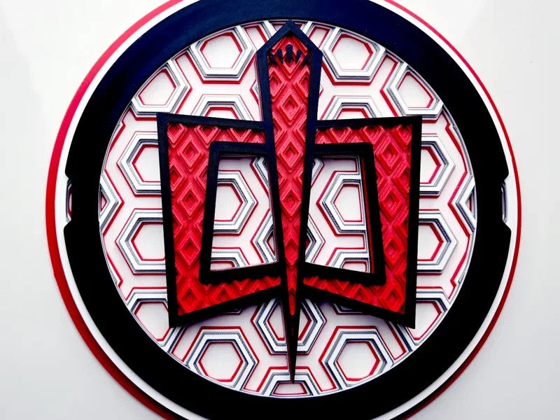 Greatest American Hero Wall Art Or Display 3D printed Dimensional Mosaic