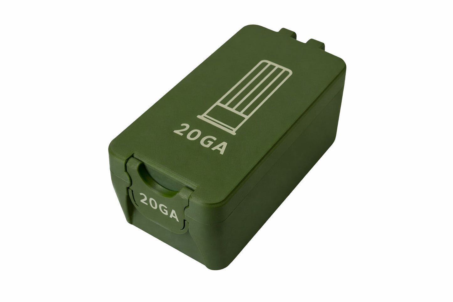 20 Gauge Ammo Box – 15 Rounds - Snap Close Storage Box | Fully Customizable