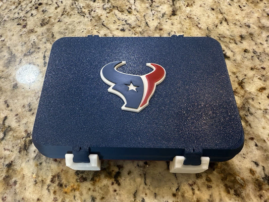 Houston Texans golf ball box 3d printed Fits 12 golf balls. Balls not included