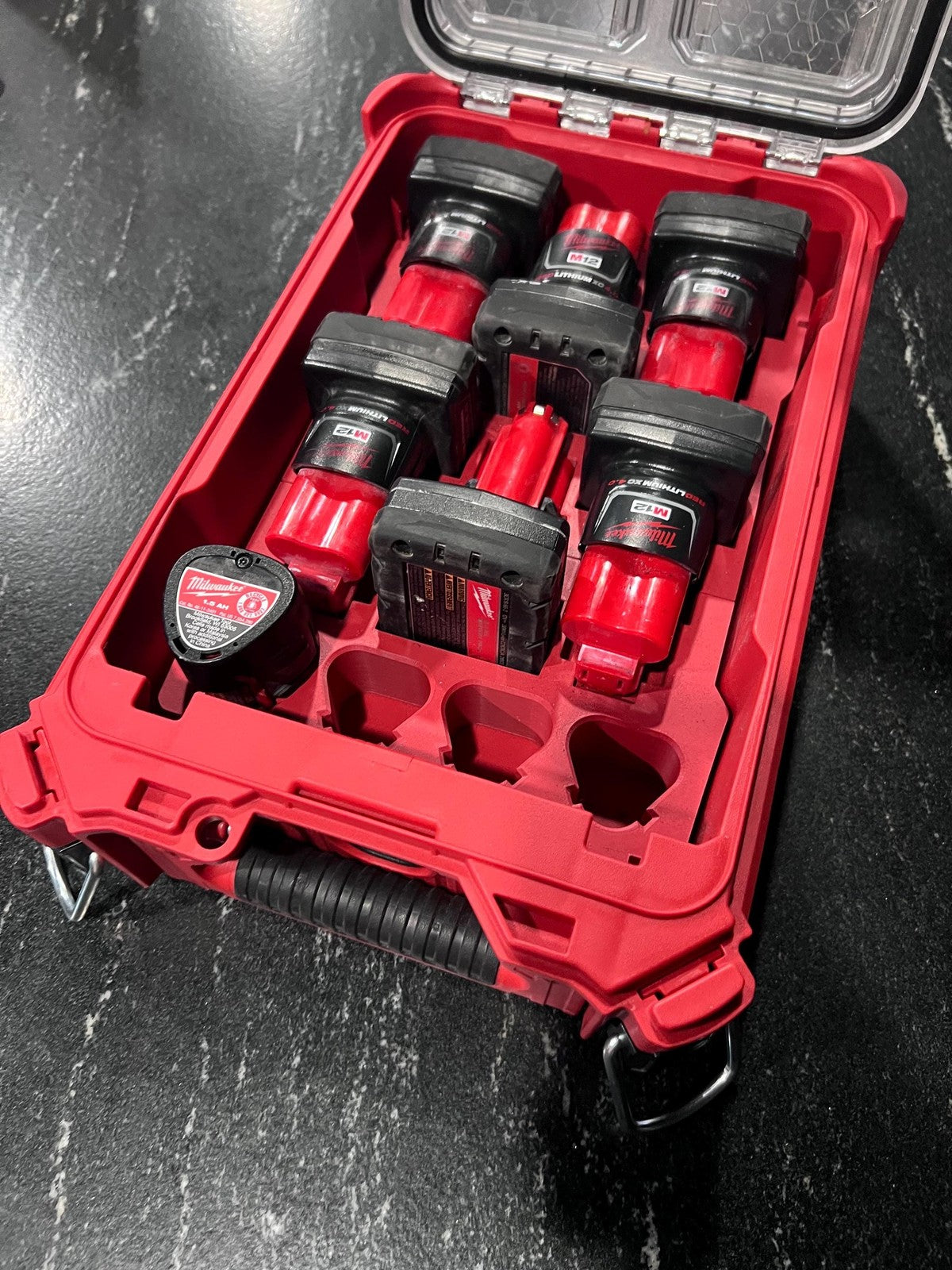 Milwaukee Compatable M12 Battery Organizing Insert Tray