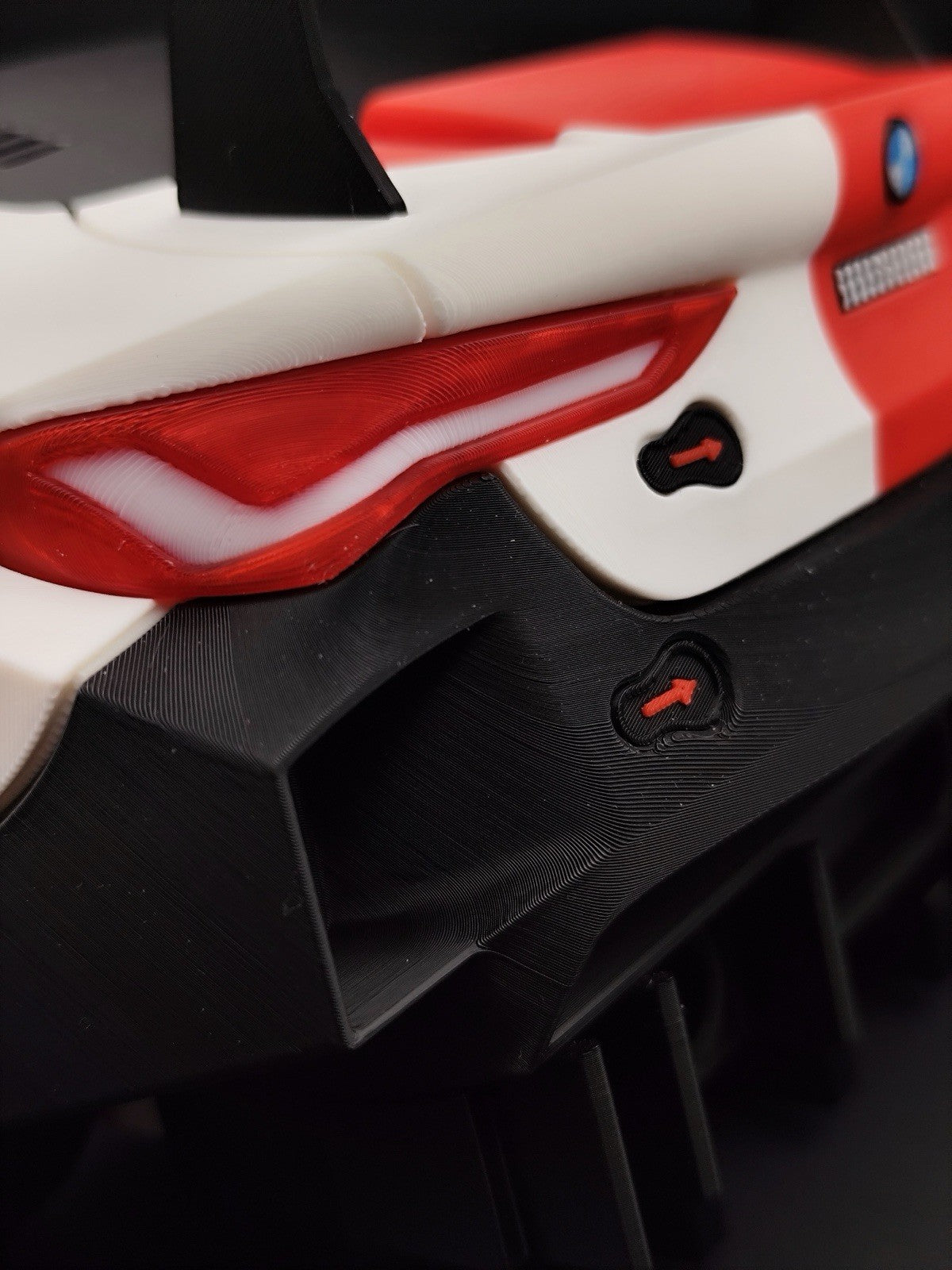3D Printed BMW M Performance Car Rear End Key Holder Wall Mount