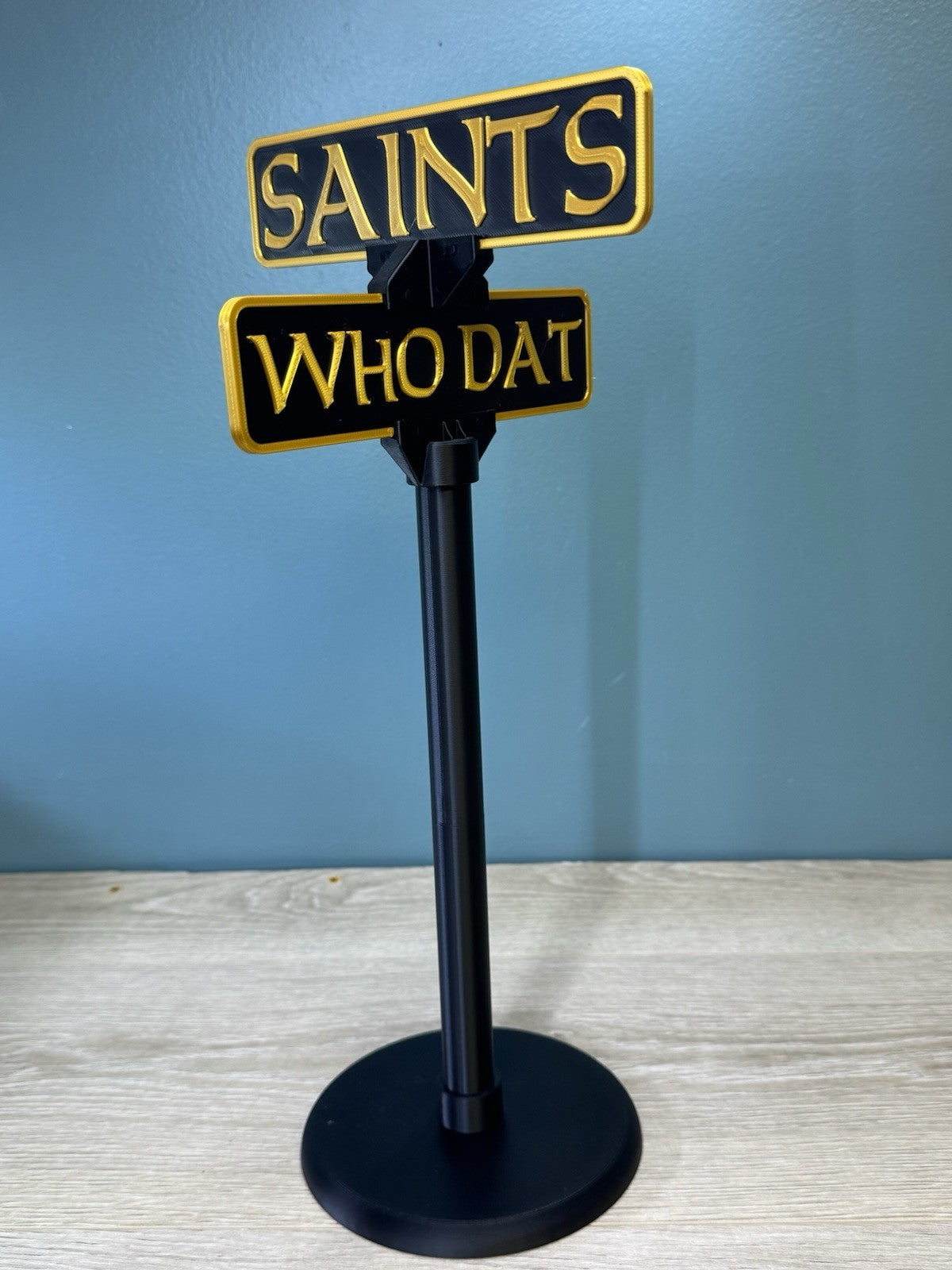 New Orleans Saints Street Sign Man Cave Memorabilia Office Desk Decor Fan Gift