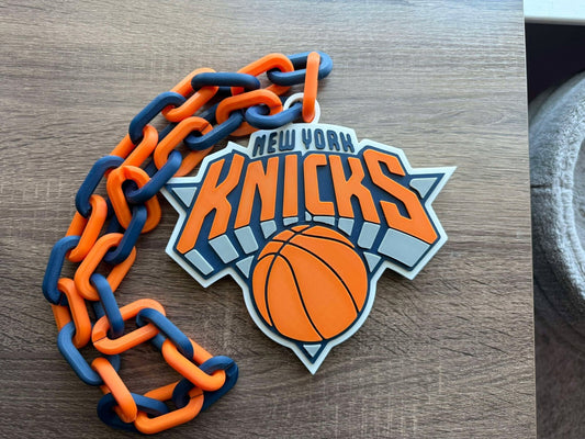 New York Knicks Oversized Necklace, Hype Chain [Made to Order]