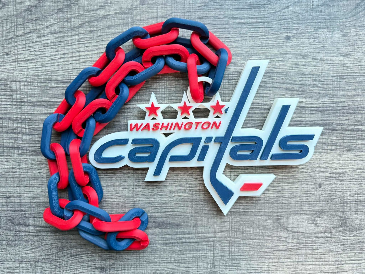 Washington Capitals Oversized Necklace, Hype Chain