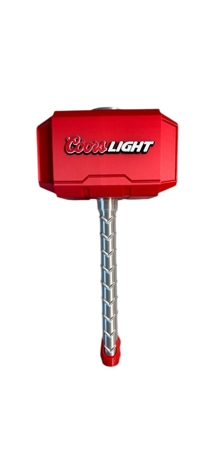 Coors Light Beer Mjolnir Thor's Hammer. Life Size  3D Printed Fan Art
