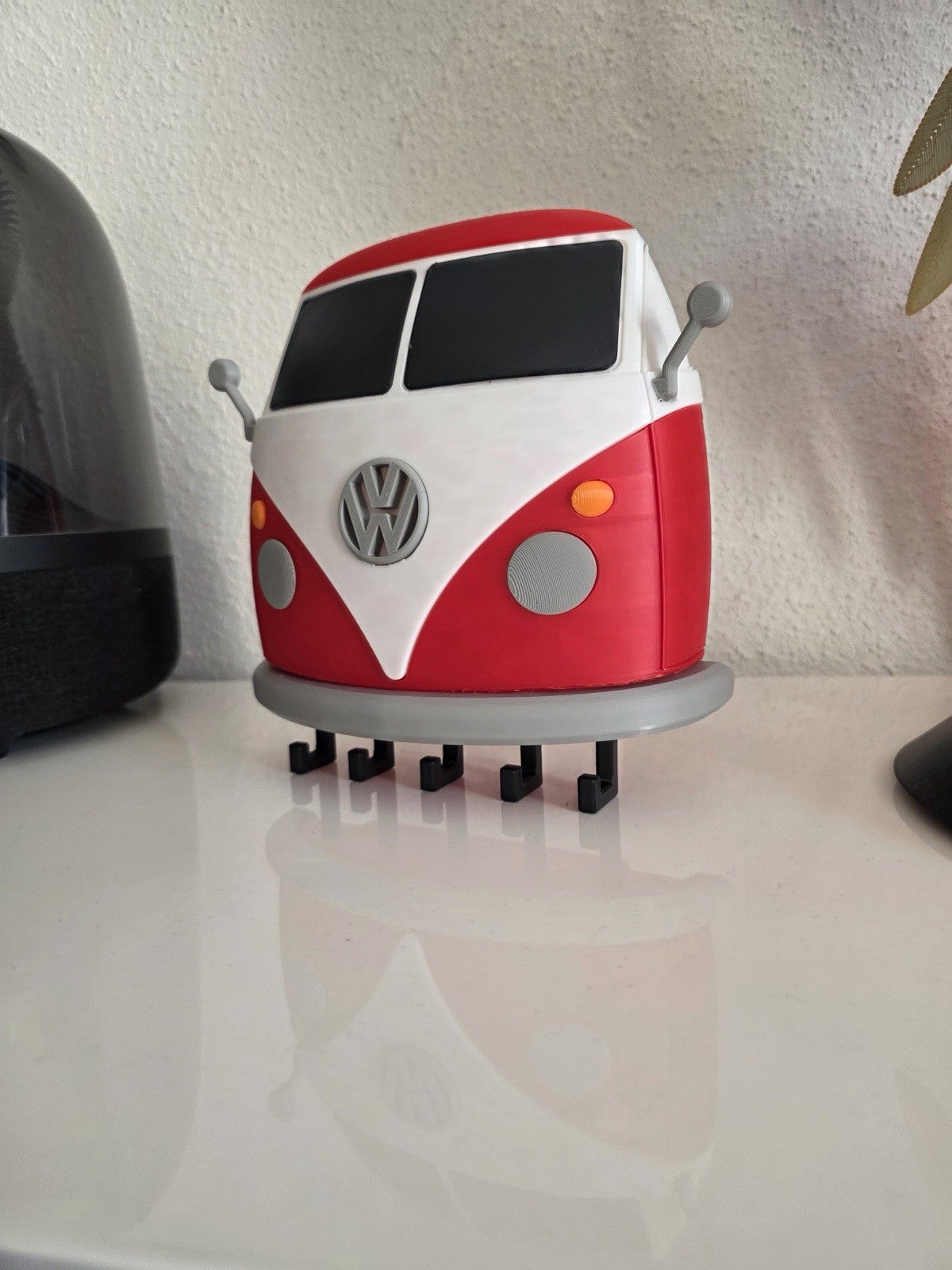 3D Printed Volkswagen VW Bus Camper Van Wall Mount Key Holder Organizer