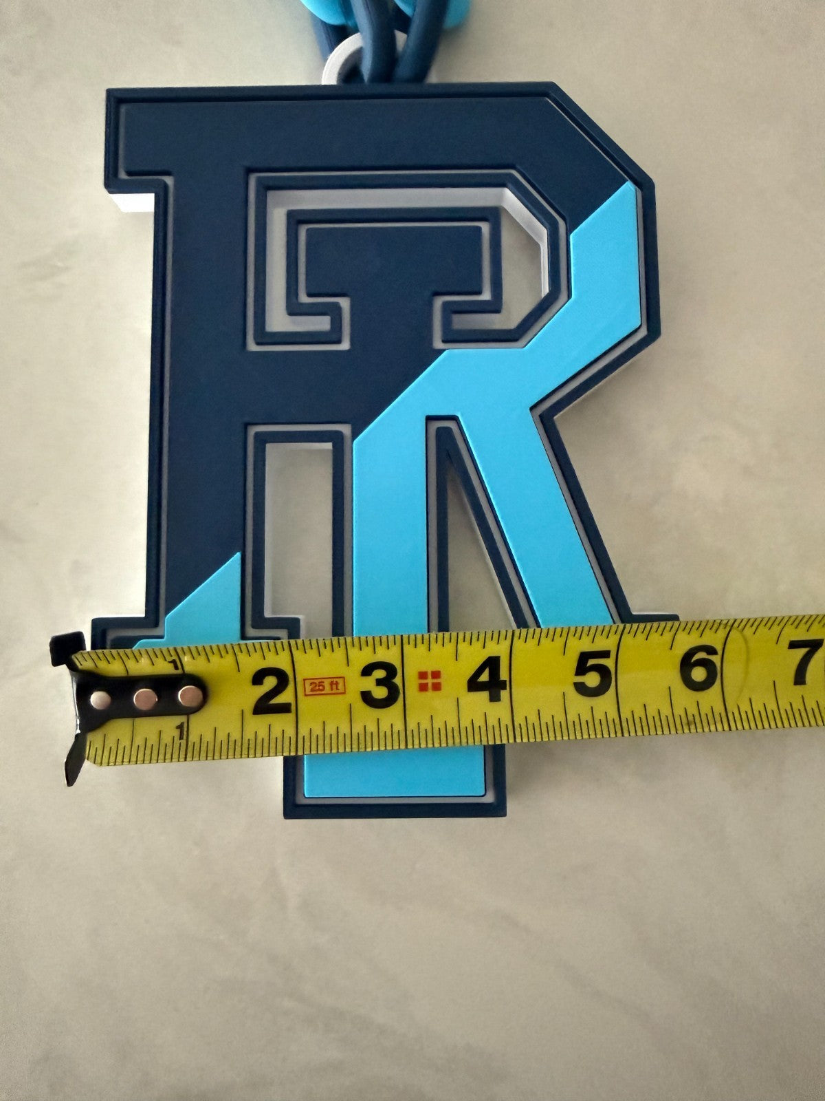 Rhode Island Rams Oversized Logo Necklace Hype Chain HandMade 3D Printed
