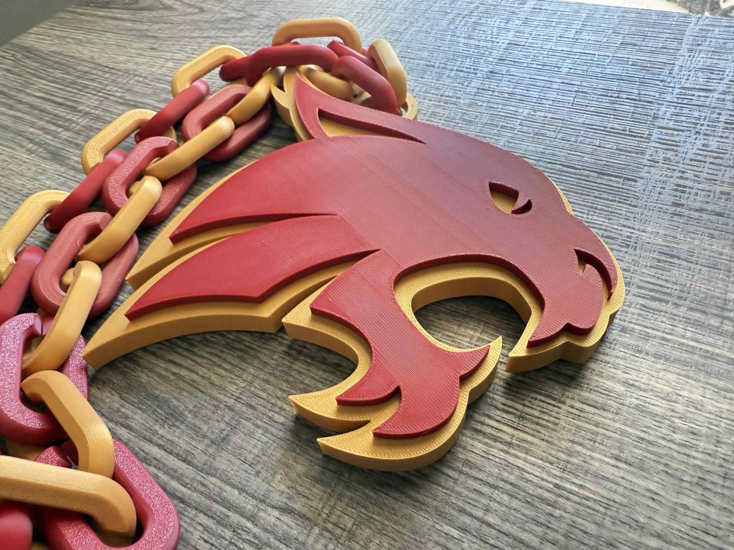 Texas State Bobcats Oversized Necklace, Hype Chain