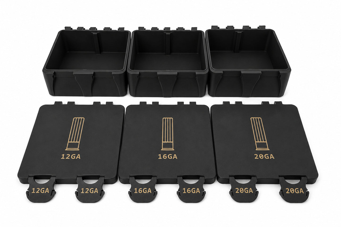 16 Gauge Ammo Box - Fits Up to 3 Inch Shells – 30 Rounds - Snap Close Storage