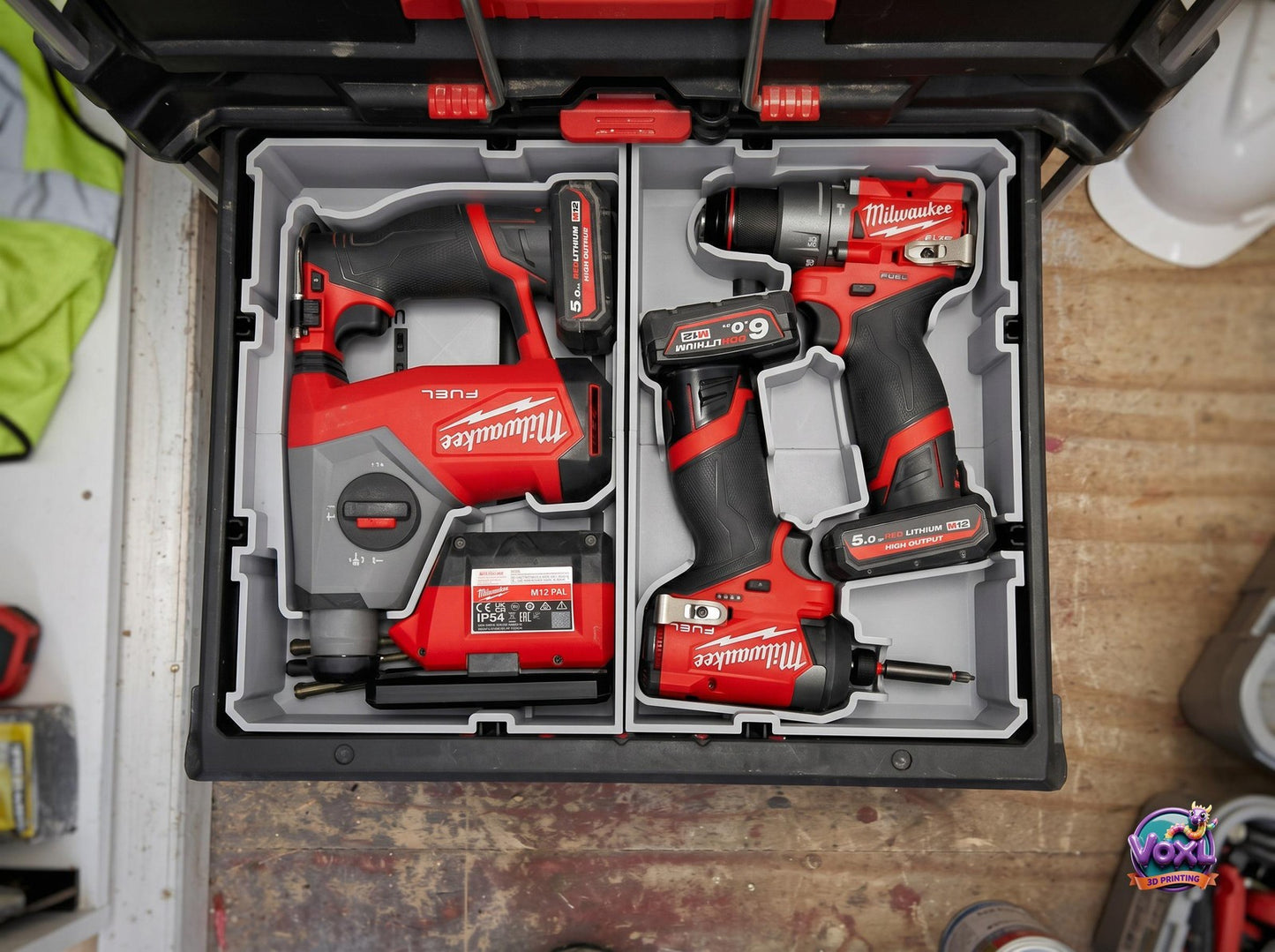 Custom Right Side Insert Only No Tools. Packout Drawer Insert Drill And Impact 3