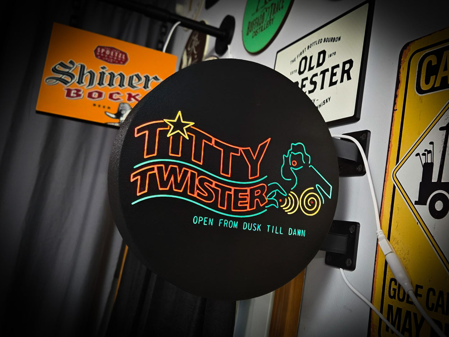 TITTY TWISTER (From Dusk Till Dawn) 12 Inch Light Box LED Sign Wall Decor