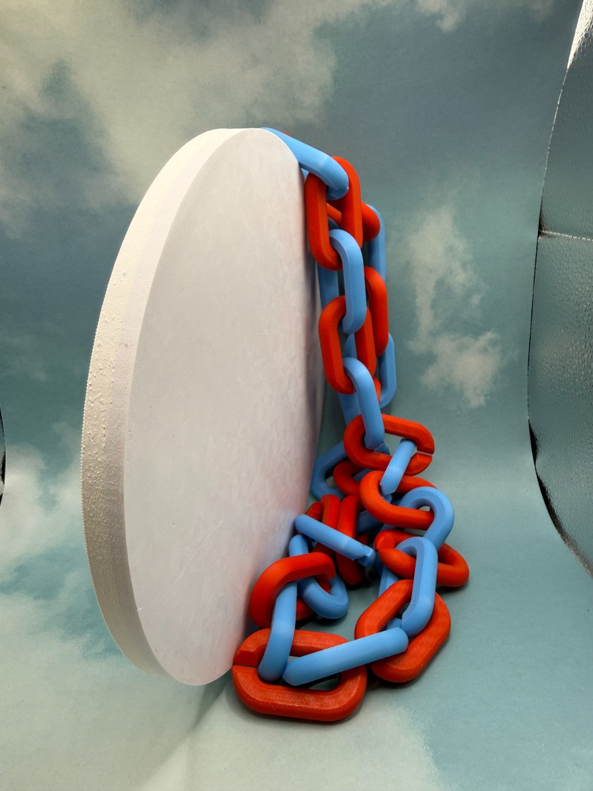 Philadelphia 76ers Oversized Necklace Pendant Turnover Chain Handmade 3D Printed