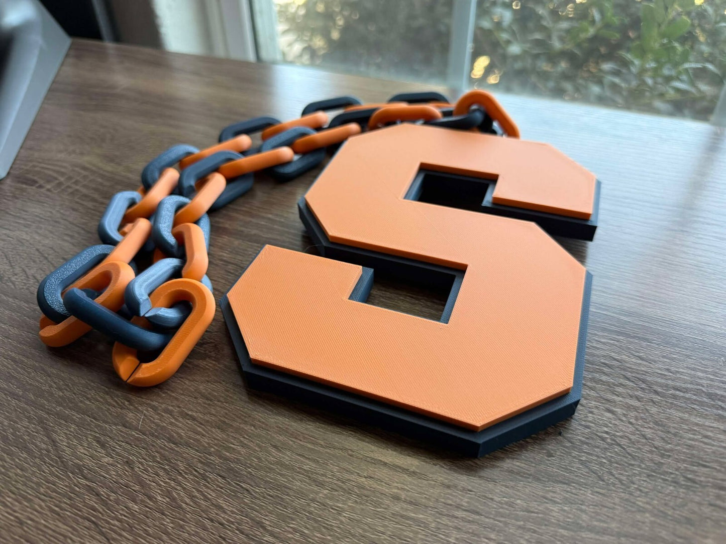 Syracuse Orange Oversized Necklace, Pendant
