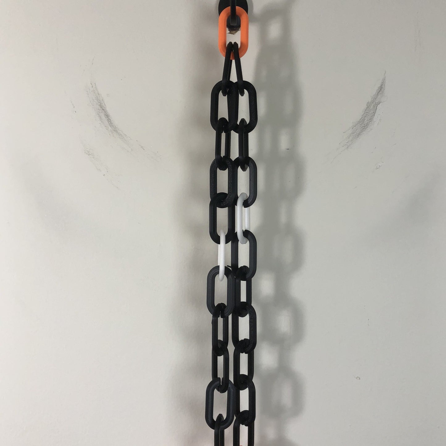 Baltimore Orioles 3D Printed Spinning Fan Chain Orange Black Baseball MLB