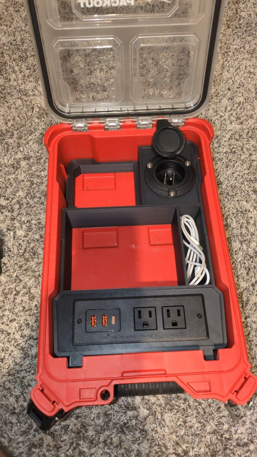 Milwaukee M18 2846-20 Top Off Charging Station PACKOUT Insert (Read Desc)